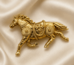 Running horse mens brooch Pre order