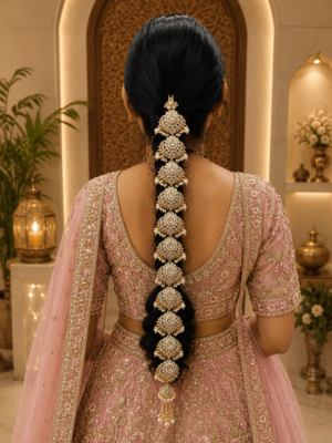 Bridal Kundan hair accessories(kundan)