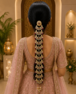 Bridal Kundan hair accessories(ruby,kundan)