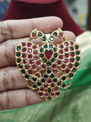 Gandaberunda impon pendant multi colour