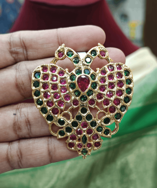 Gandaberunda impon pendant multi colour