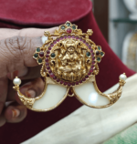 Gajalakshmi claw pendant