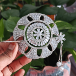 Silver polished hair accessory(small)