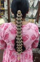 Bridal Kundan hair accessories(ruby,kundan)