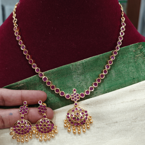 Rubycolor attigai necklace