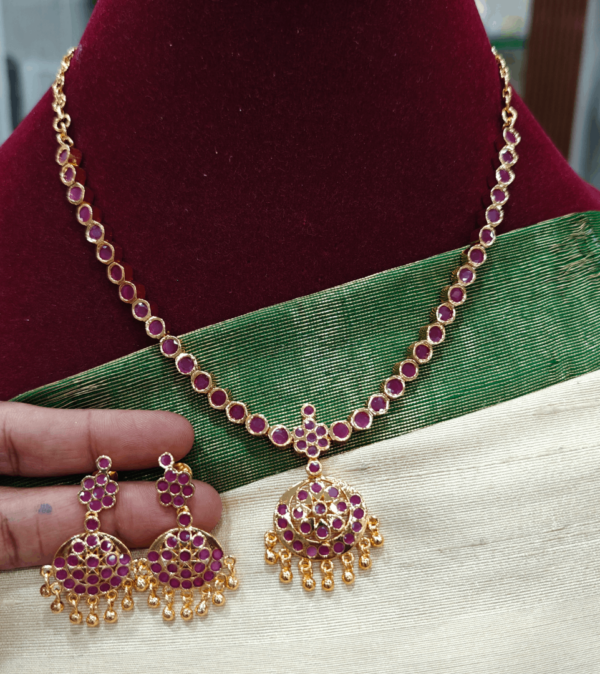 Rubycolor attigai necklace