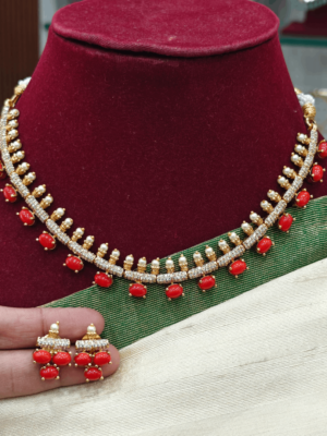 Padmini coral necklace