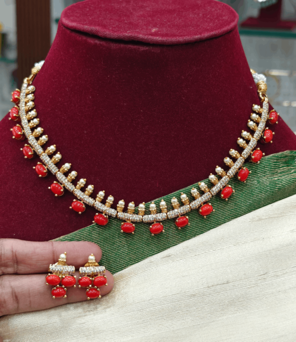 Padmini coral necklace