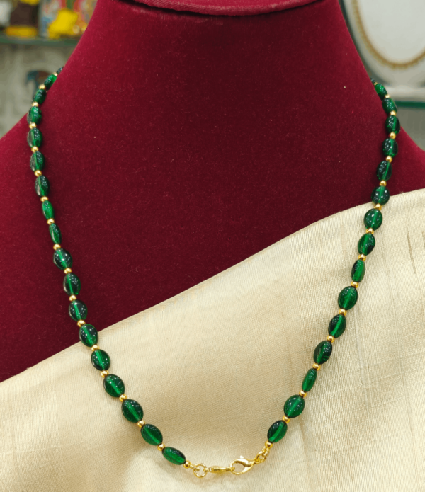 Bead mala (green)