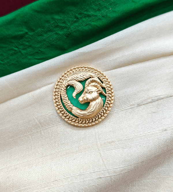 Capricorn brooch