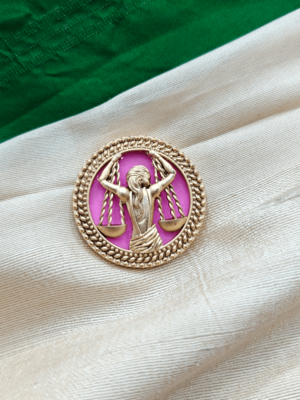 Libra brooch