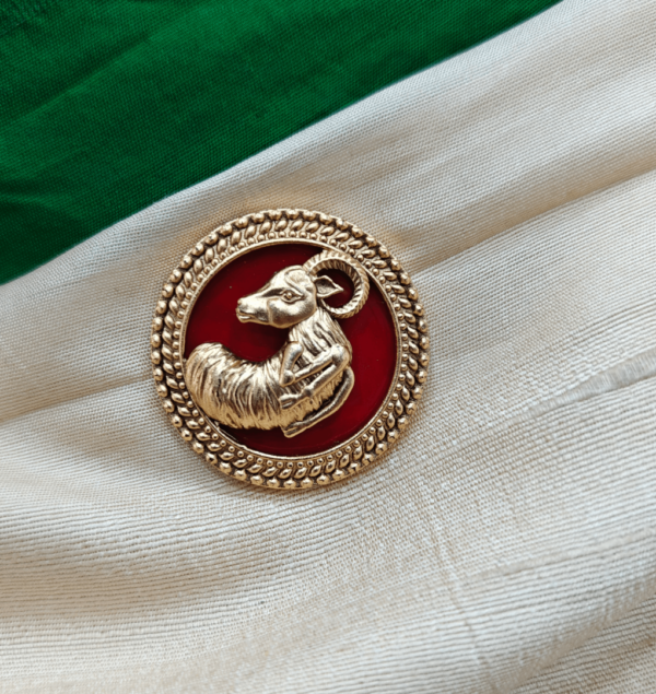 Aries brooch