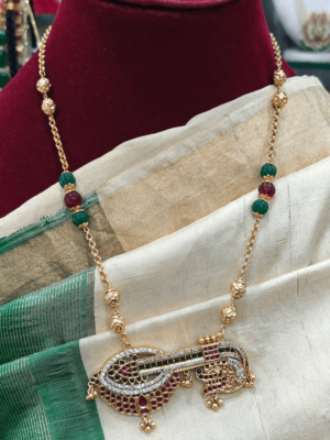 Veena pendant with the chain