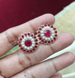 Impon panchaloha ruby stud