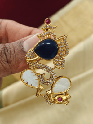Blue face ganesha