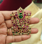 Ganesha pendant kemp red