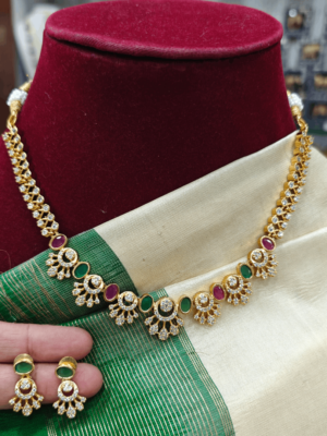 Moonleaf necklace(multi color)