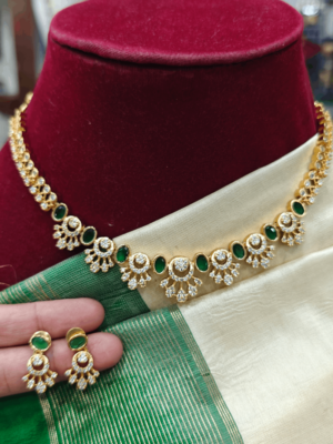 Moonleaf necklace(green)