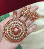Meenakshi padhakam pendant set