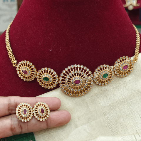 Pancha chakra choker