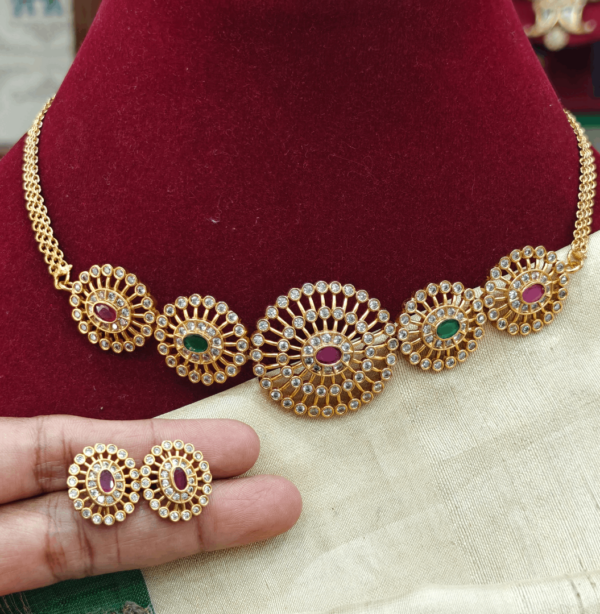 Pancha chakra choker