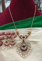 2in 1Double peacock floral set