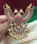 Gandaberunda (ruby ,kundan)