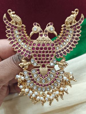Gandaberunda (ruby ,kundan)