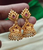 Geru pollish jhumka design3