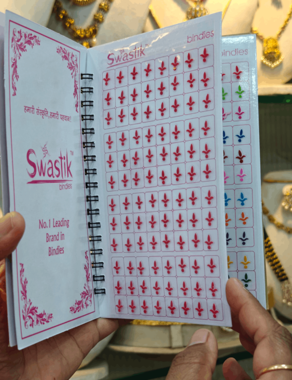 Swastik multicolor kalyanam bindi book