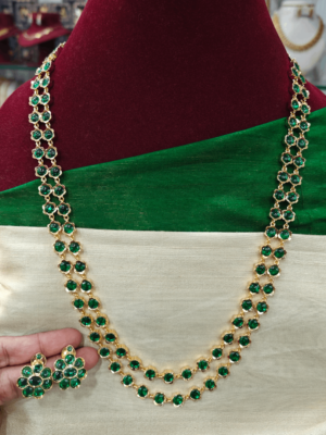 80's classic flower haaram (Emerald)