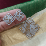Swasthik kolam pendant set