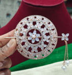 Rose gold butterfly hair accessories