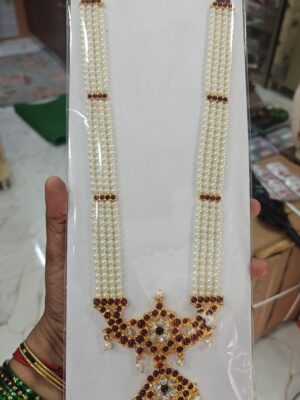4 Line Pearl haaram