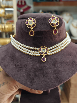Pearl chocker set