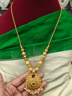 Mala with the pendant(pearl)
