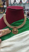 Jalebi necklace with the naagar lakshmi pendant