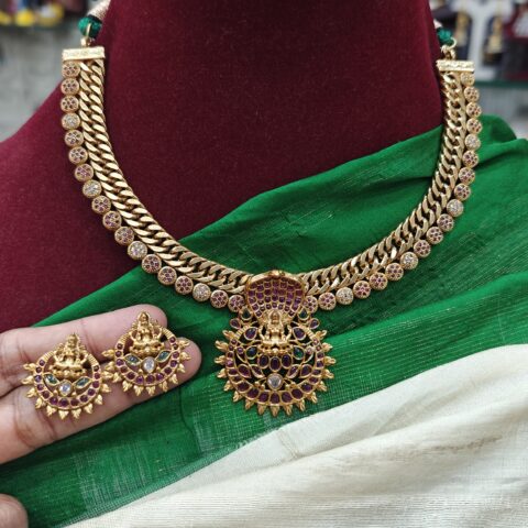 Lakshmi naagar necklace set