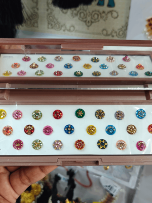 Mirror bindhi box design 10 medium size(Richi rich)