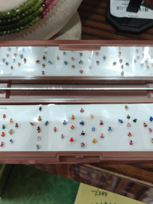 Mirror bindhi box design 6 small size(Richi rich)