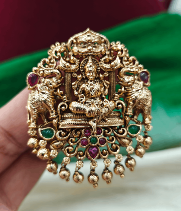 Gajalakshmi hair accessory