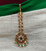 Leaf design maang tikka