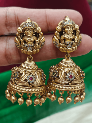 Antique Lakshmi jhumka
