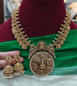 Peacock arch kasu lakshmi necklace