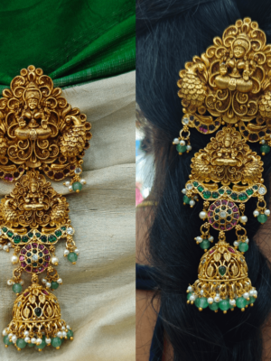 Lakshmi step jhumka hair accessories