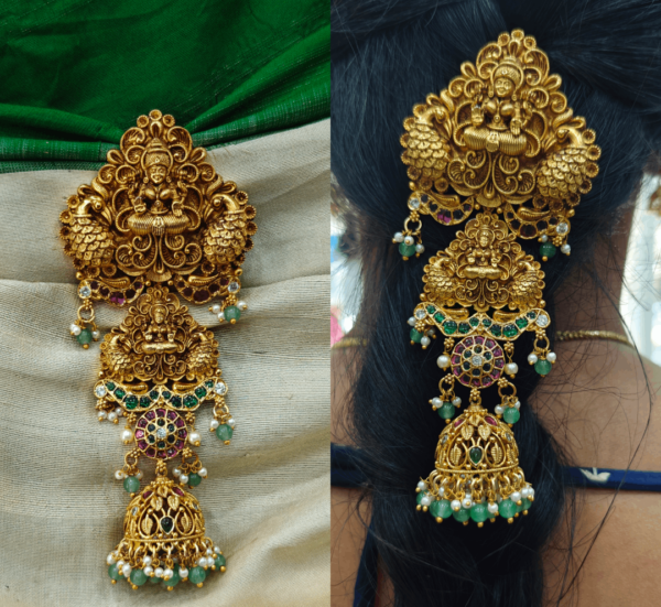 Lakshmi step jhumka hair accessories