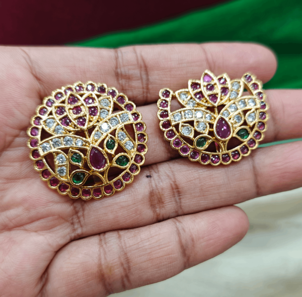 Lotus sun,moon hair accessory