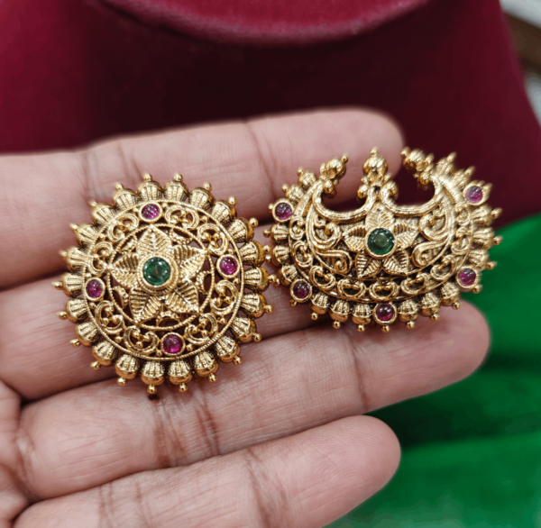 Antique design sun,moon hair accessory