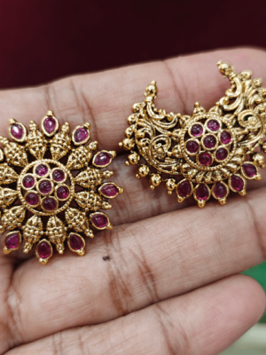 Antique design 3 sun,moon hair accessory