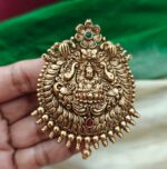 Antique gajalakshmi hair accessory